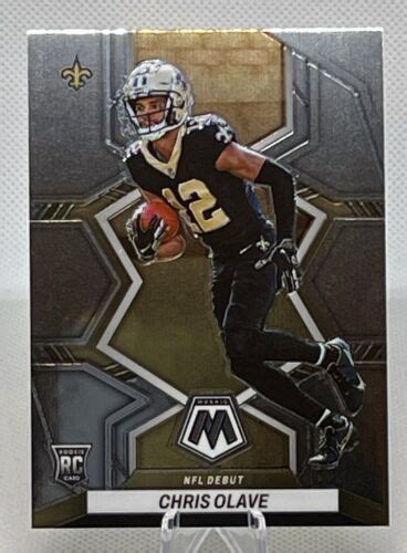 Chris Olave Panini Mosaic Rookie Rc New Orleans Saints Ebay