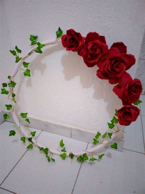 Bambolê decorado DIY Decorau00e7u00e3o