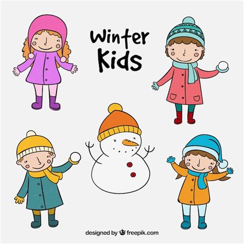 Lista 94 Foto Dibujos De Invierno Para Niños De Preescolar Actualizar