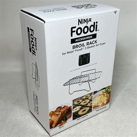 Ninja Foodi Broil Rack For Dualzone 8 Qt Air Fryers Dz100 Ad100a Dz201 Dz250 Ebay