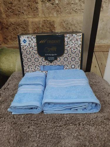 Trident Utsav 3 Pcs Cotton Towel Set At Rs 750 Set Towel Sets In