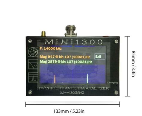 Mini1300 01 1300mhz Hfvhfuhf Ant Swr Antenna Analyzer Meter