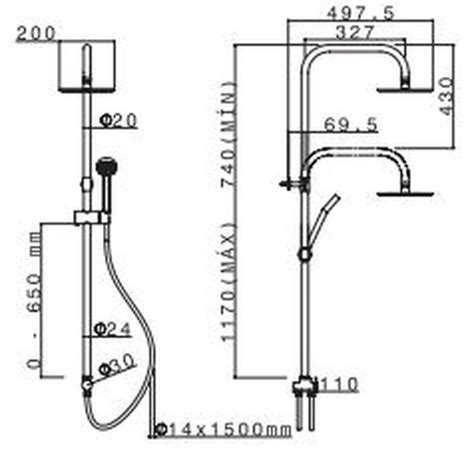 Conjunto Ducha Cabel Sfera CB 7103001 CH Grifería Acpclima