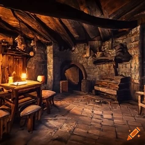 interior   medieval tavern  craiyon