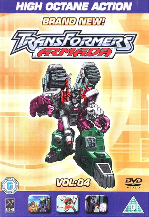 Transformers Armada Volume 04 Dvd Uk Hidehito Ueda Dvd And Blu Ray