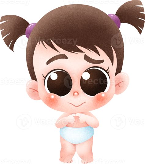 Personaje De Beb De Dibujos Animados Lindo Beb Png