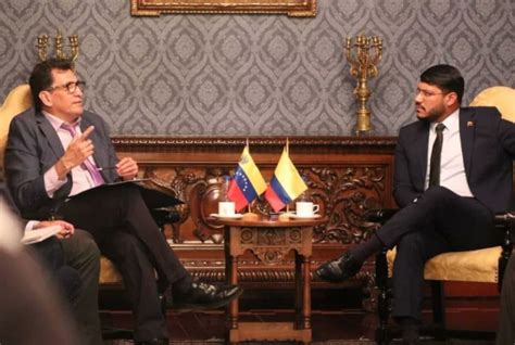 En la Casa Amarilla Venezuela y Colombia revisan mapa de cooperación