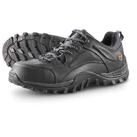 Mens Timberland Pro® Mudsill Steel Toe Lows Black 215638 Hiking Boots And Shoes At Sportsman