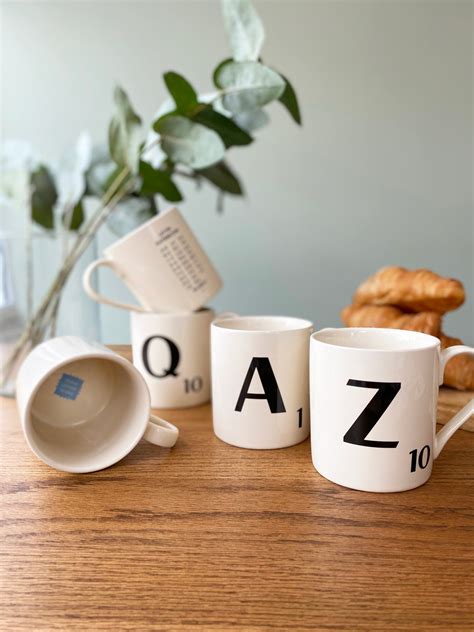 Scrabble Letter Mug Officially Licenced Product Ml Etsy Uk