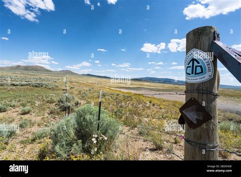 Hiking On The Continental Divide Trail Wyoming USA Stock Photo Alamy