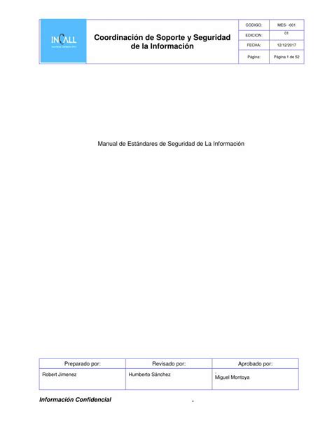 PDF Manual De Estandares Y Pol Ticas De Seguridad De Informaci