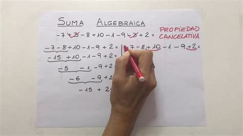 Suma Algebraica Youtube