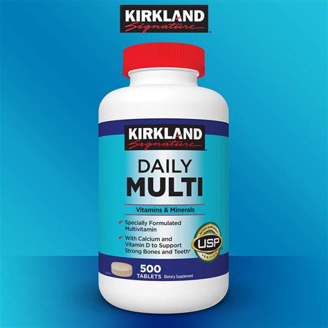 Kirkland Signature Daily Multi Product From Costco Multivitamin Supplements Health Supplements