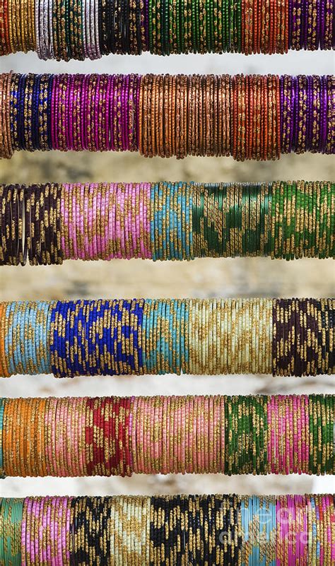 Coloured Glass Indian Bangles Photograph By Tim Gainey Fine Art America