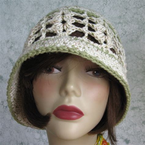 Womens Summer Crochet Hat Pattern Brimmed With Shell Stitch Etsy