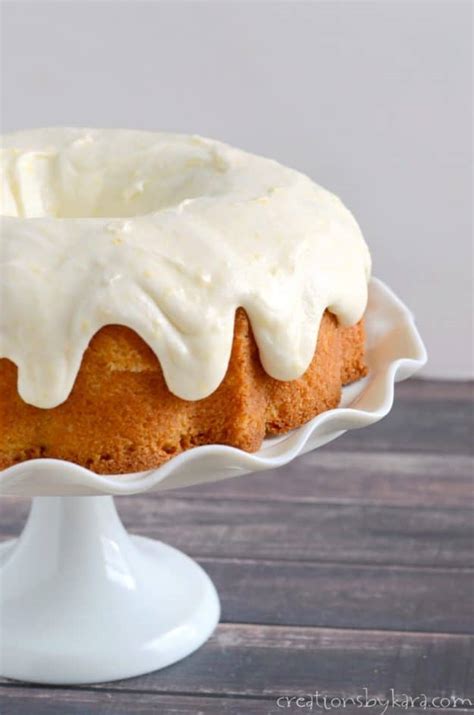 Lemon Cake With Cream Cheese Frosting