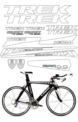 Sticker Calcomanía Para Cuadro De Bicicleta Trek Equinox Meses sin