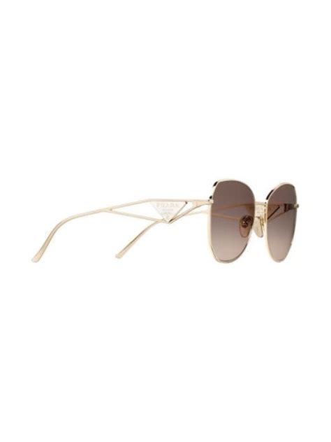 Prada Eyewear Symbole Oversized Frame Sunglasses Farfetch