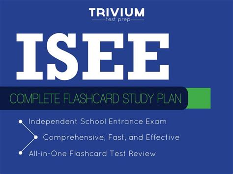 ISEE Flashcards Complete Flashcard Study Plan By Trivium Test Prep