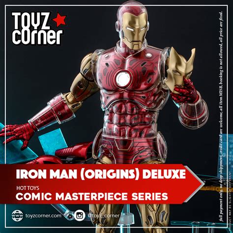 Jual HOT TOYS CMS 008D38 IRON MAN THE ORIGINS DELUXE VERSION Toyz