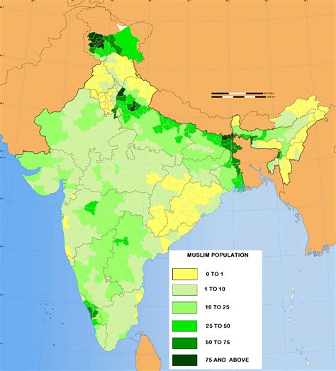 Map Of India Religion - Tourist Map