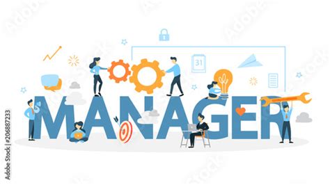 Manager Concept Illustration Stock Image And Royalty Free Vector