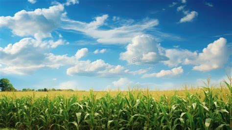 Crops Corn And Soybeans Stock Illustration Illustration Of Cultivation