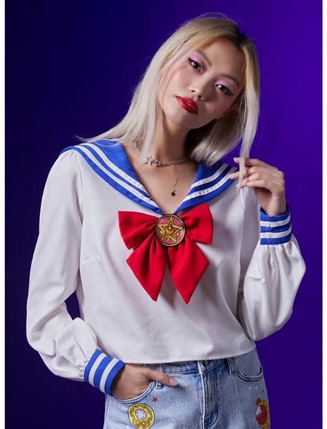 Pretty Guardian Sailor Moon Usagi School Uniform Long-Sleeve Top | Her ...