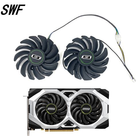 New 2PCS Set 87mm PLD09210S12HH 2060S RTX2070 Cooling Fan For MSI