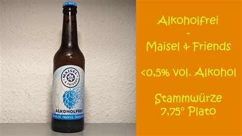 Alkoholfrei Maisel Friends Verkostungsvideo Youtube