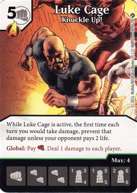 Luke Cage Knuckle Up Cw Cardguide Wiki Fandom