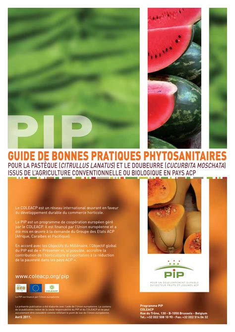 GUIDE DE BONNES PRATIQUES PHYTOSANITAIRES