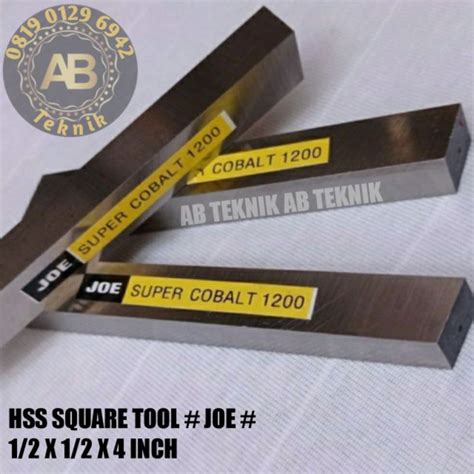 Jual Pahat Bubut HSS 1 2 X 4 Inch JOE Super Cobalt Mata Pisau Bubut