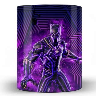 Caneca Do Pantera Negra Wakanda Forever Marvel Vingadores Black Panter