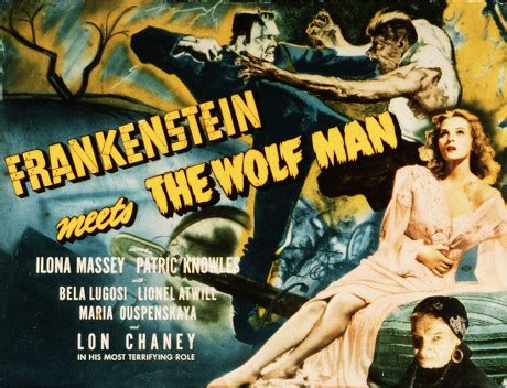 Frankenstein Meets Wolf Man 1942 Editorial Stock Photo - Stock Image ...