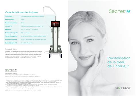 Secret RF FR product Brochure by Cutera - Issuu