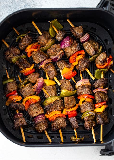 Air Fryer Beef Kabobs Gimme Delicious