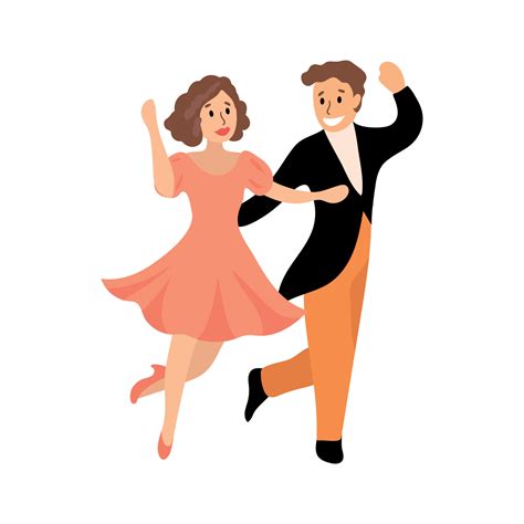 Couple Dance Illustration 15006670 Vector Art at Vecteezy