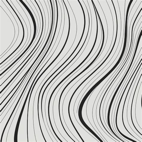 Premium Ai Image A Black And White Abstract Background With Wavy Lines Generative Ai