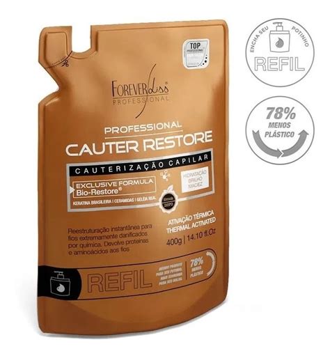 Máscara Capilar Cauterização Cauter Restore 500g Refil Mercadolivre