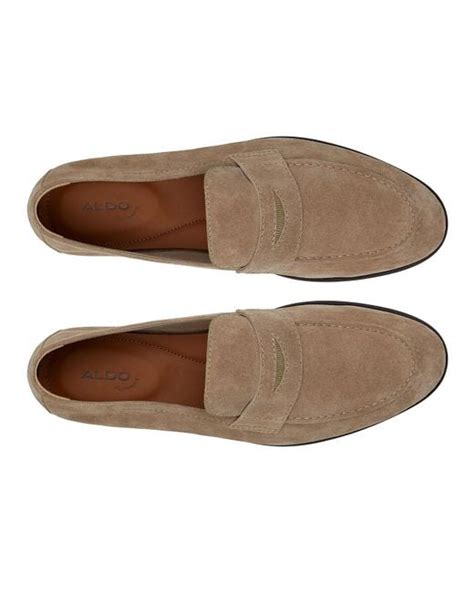 Aldo Journey Penny Loafer In Brown For Men Lyst