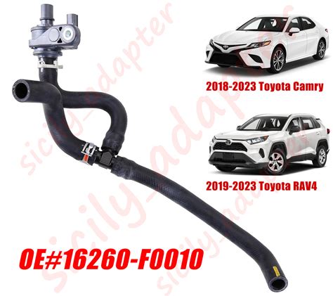 New 16260 F0010 For Toyota 18 23 Camry 19 23 Rav4 2 5l Radiator Bypass Hose Ebay