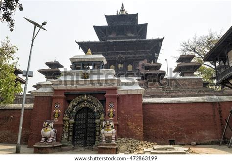 Taleju Temple Hanuman Dhoka Durbar Square Kathmandu Stock Photo