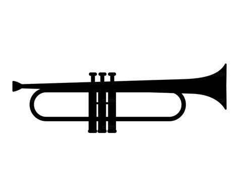 Trumpet Icon Svg Png Eps Pdf Clipart Vector Etsy