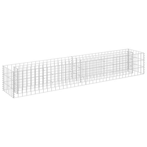 Lit Sur Lev Gabion Acier Galvanis 180x30x30 Cm EBay