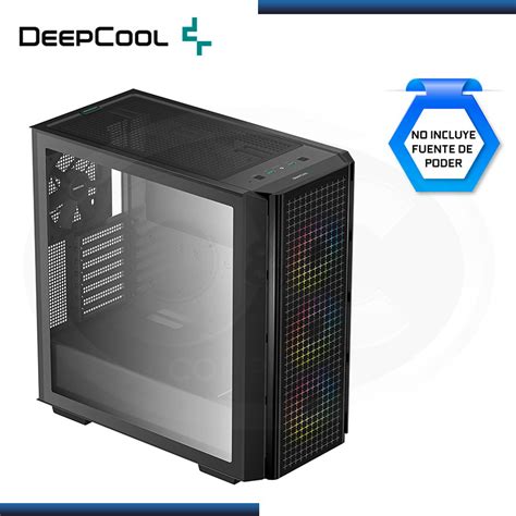 CASE DEEPCOOL CG540 ARGB BLACK SIN FUENTE VIDRIO TEMPLADO USB 3 0