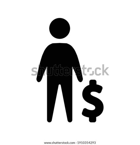 Investor Payroll Iconinvestorcash Vector Illustration Stock Vector