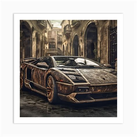 Lamborghini Art Print by JackSparrow - Fy