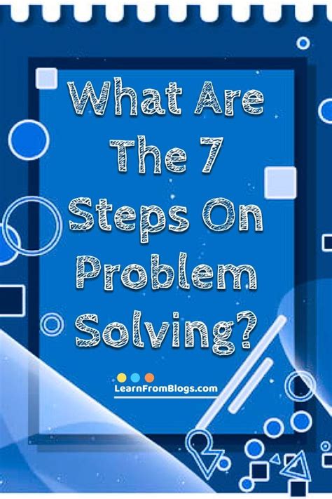 7 Problem Solving Steps