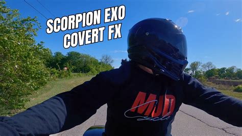 Ride And Review Scorpion EXO Covert FX YouTube